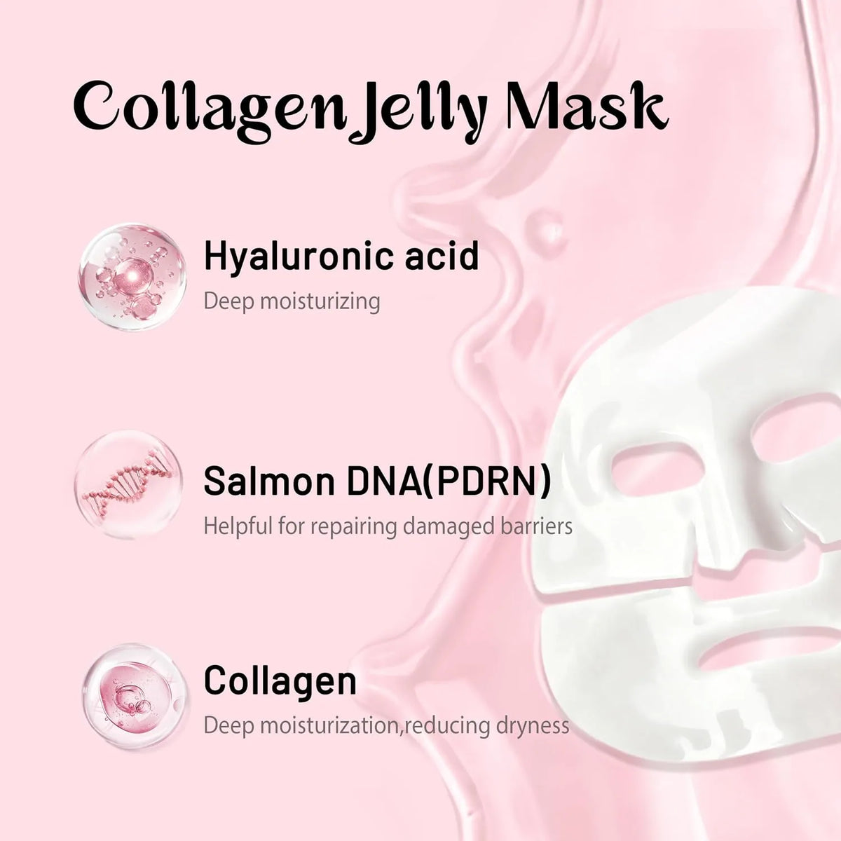 Salmon PDRN Collagen Overnight Hydrogel Mask